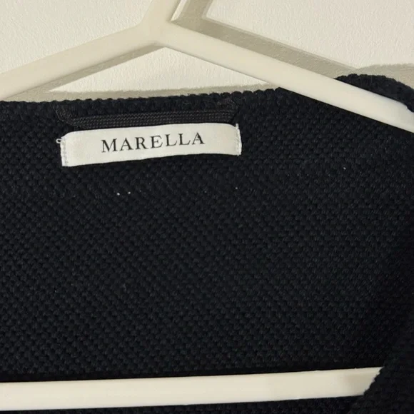 MARELLA Navy and Cream Striped Blazer - Picture 4 of 7